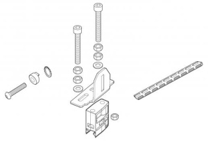 Kit de prindere Menabo Fix Point FIX205FP pentru bare transversale Delta / Omega