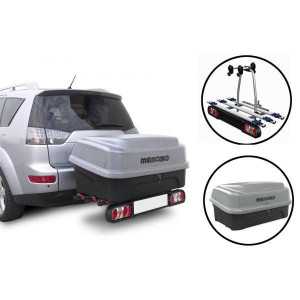 Menabo Boxxy towbar cargo box, fits Menabo towbar bike racks - Img 3