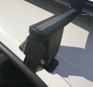 Menabo Delta Black roof bars for Seat Arosa, 3 doors, model 1997-2004 - Img 8