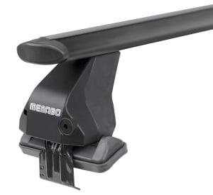 Menabo Omega Plus Black roof bars for Alfa Romeo 147, 3 doors, model 2000-2010 - Img 2