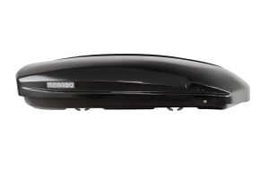 Menabo Satellite 550 DUO Black Crab roof box, dual-side opening, 550 L, gloss black, 198 x 94 x 36 cm