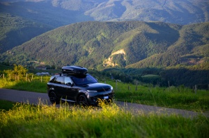 Roof box Menabo Satellite 600 DUO ABS Black, 197x94x45 cm - Img 14