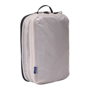Saculet de depozitare cu 2 compartimente, Thule, Compression Packing Cube mediu, alb - Img 3