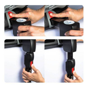 Scaun auto copii Bellelli Tiziano Isofix Red Grupa 1 (9 - 18 Kg) - Img 4