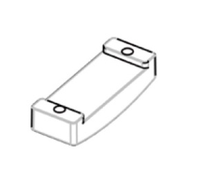 Set suporti pentru suportul de schi Menabo White Bear