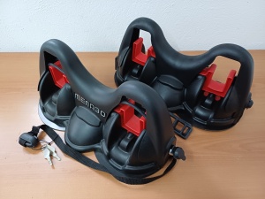 Suport schi Menabo Himalaya cu prindere magnetica, 2 perechi ski + bete