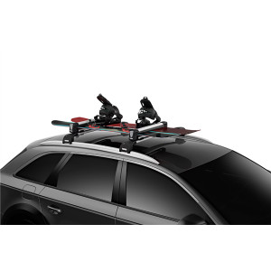 Suport ski/snowboard Thule SnowPack 7326 pe bare transversale, 6 schi, 4 snowboard - Img 5