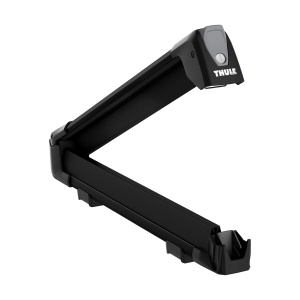 Suport ski/snowboard Thule SnowPack Black 7324 pe bare transversale, 4 schi, 2 snowboard