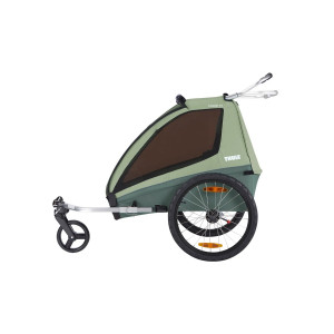 Thule Chariot Coaster XT stroller, Basil Green - Img 4