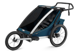 Thule Chariot Cross 2 multisport trailer, Majolica Blue - Img 4
