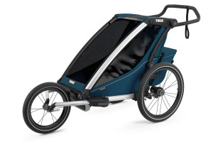 Thule Chariot Cross multisport trailer, Majolica Blue - Img 4