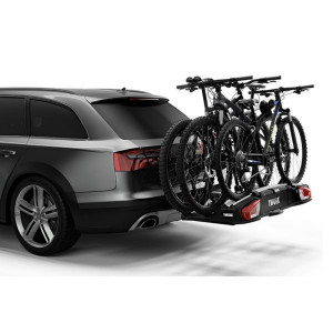 Thule VeloSpace XT 3 939 towbar bike rack for 3 bikes (13-pin) + Thule 9381 4th bike adapter - Img 10