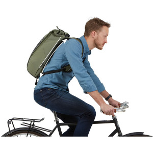Urban backpack with laptop compartment, Thule Paramount Commuter, 18L, Olive Green - Img 6