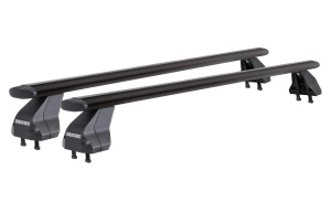 Bare transversale Menabo Omega Plus Black pentru Fiat Fiorino III, model 2007+