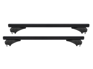 Bare transversale Menabo Sonic Black pentru bare longitudinale
