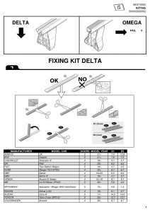 Kit de prindere Menabo KIT76G pentru bare transversale Delta / Omega