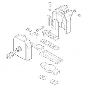 Kit de prindere Menabo Professional FIX606FP pentru bare transversale Professional (Fix Point)