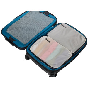 Saculet de depozitare cu 2 compartimente, Thule, Compression Packing Cube mediu, alb - Img 4