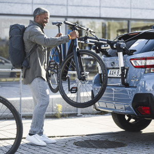 Suport bicicleta Thule OutWay Hanging 3 cu prindere pe haion pentru 3 biciclete - Img 3