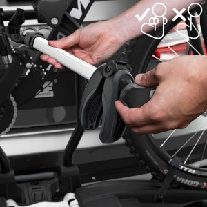 Suport biciclete Thule EasyFold XTF 2 cu prindere pe carligul de remorcare (13pini)- pentru 2 biciclete - Img 4