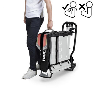 Suport biciclete Thule EasyFold XTF 3 cu prindere pe carligul de remorcare (13pini)- pentru 3 biciclete - Img 5