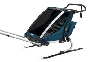 Thule Chariot Cross 2 multisport trailer, Majolica Blue - Img 5