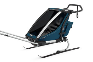 Thule Chariot Cross multisport trailer, Majolica Blue - Img 5