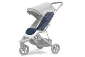 Thule Seat Liner accessory - padding for Thule Sleek and Thule Spring stroller seats - Majolica Blue - Img 2