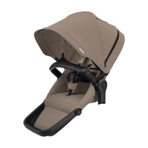 Thule Sleek 2 Sibling Seat 11000219, Tinted taupe on black