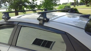 Thule SquareBar Clamp roof bars for Mitsubishi L200, 4 doors, model 1996-2005 - Img 8