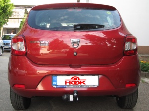 Tow bar - Dacia Sandero Stepway Hatchback 2013-2020 Semi-detachable Hook - Img 3
