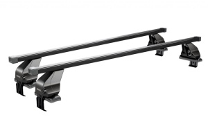Bare transversale Menabo Omega Otel Black M cu talpi (fara kit de prindere)