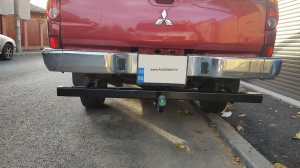 Carlig de remorcare Mitsubishi L200 Pick-Up 5000-5120mm 2006-2010 Semidemontabil Umbra Rimorchi - Img 3