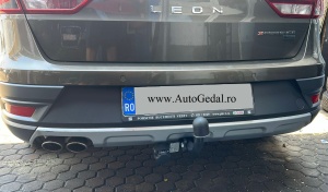 Carlig de remorcare Seat Leon ST Combi/Break 2013-2016 Semidemontabil Hakpol - Img 4