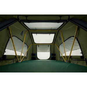 Cort auto cu prindere pe plafon, Thule, Autana, 3 persoane, cu anexa inclusa, Olive Green - Img 6