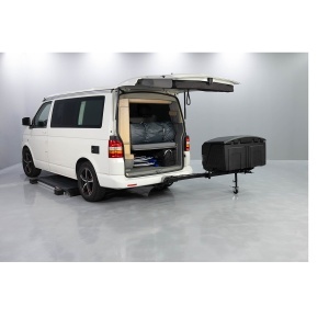 Cutie portbagaj pe carligul de remorcare Towbox Camper V3 Urban - model scurt (pentru usi si hayoane de pana la 1520 mm) - Img 2