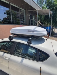 Menabo Diamond DUO 450 White roof box, 450 L, 163 x 90 x 36 cm - Img 15