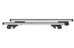 Menabo Fender Silver roof bars for Saab 9-3 SportHatch 2008-2013