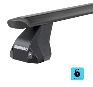Menabo Omega Plus Black roof bars for BMW Serie 1 (F21), 3 doors, model 2012-2015 - Img 5