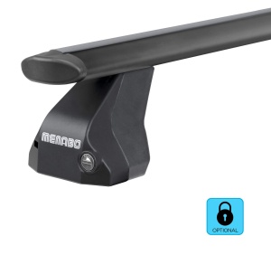Menabo Omega Plus Black roof bars for Fiat Doblo Cargo Maxi, model 2000-2010 - Img 5