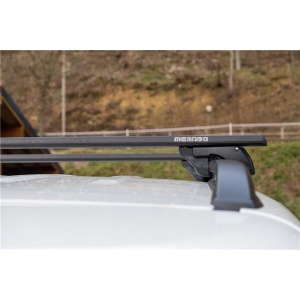 Menabo Sherman Black roof bars for Opel Omega Break 1986-2004 - Img 4