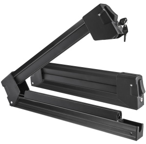 Menabo Yelo 4 Black ski & snowboard rack, roof-bar mounted, 4 pairs skis / 2 snowboards - Img 2