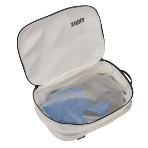 Saculet de depozitare cu 2 compartimente, Thule, Compression Packing Cube mediu, alb - Img 5