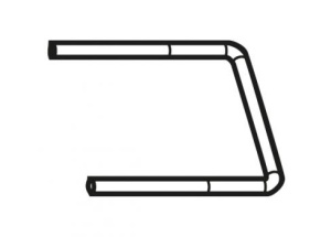 Set brida U 6x80 Menabo