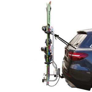 Ski & snowboard rack Fabbri Ski Pass Magnum with mounting on tow bar - Img 2