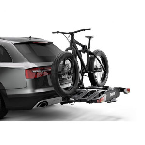 Suport biciclete Thule EasyFold XT 3 NEGRU cu prindere pe carligul de remorcare - pentru 3 biciclete - Img 9
