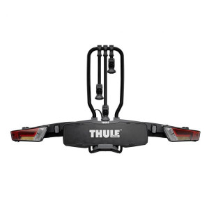 Suport biciclete Thule EasyFold XT 3 NEGRU cu prindere pe carligul de remorcare - pentru 3 biciclete - Img 1