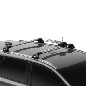 Suport pentru prinderea rotii pe barele transversale Thule Front Wheel Holder - Img 6