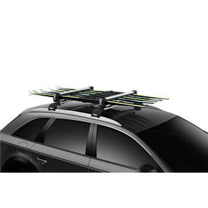 Suport ski/snowboard Thule SnowPack 7326 pe bare transversale, 6 schi, 4 snowboard - Img 7