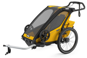 Thule Chariot Sport 1 multisport stroller, Spectra Yellow